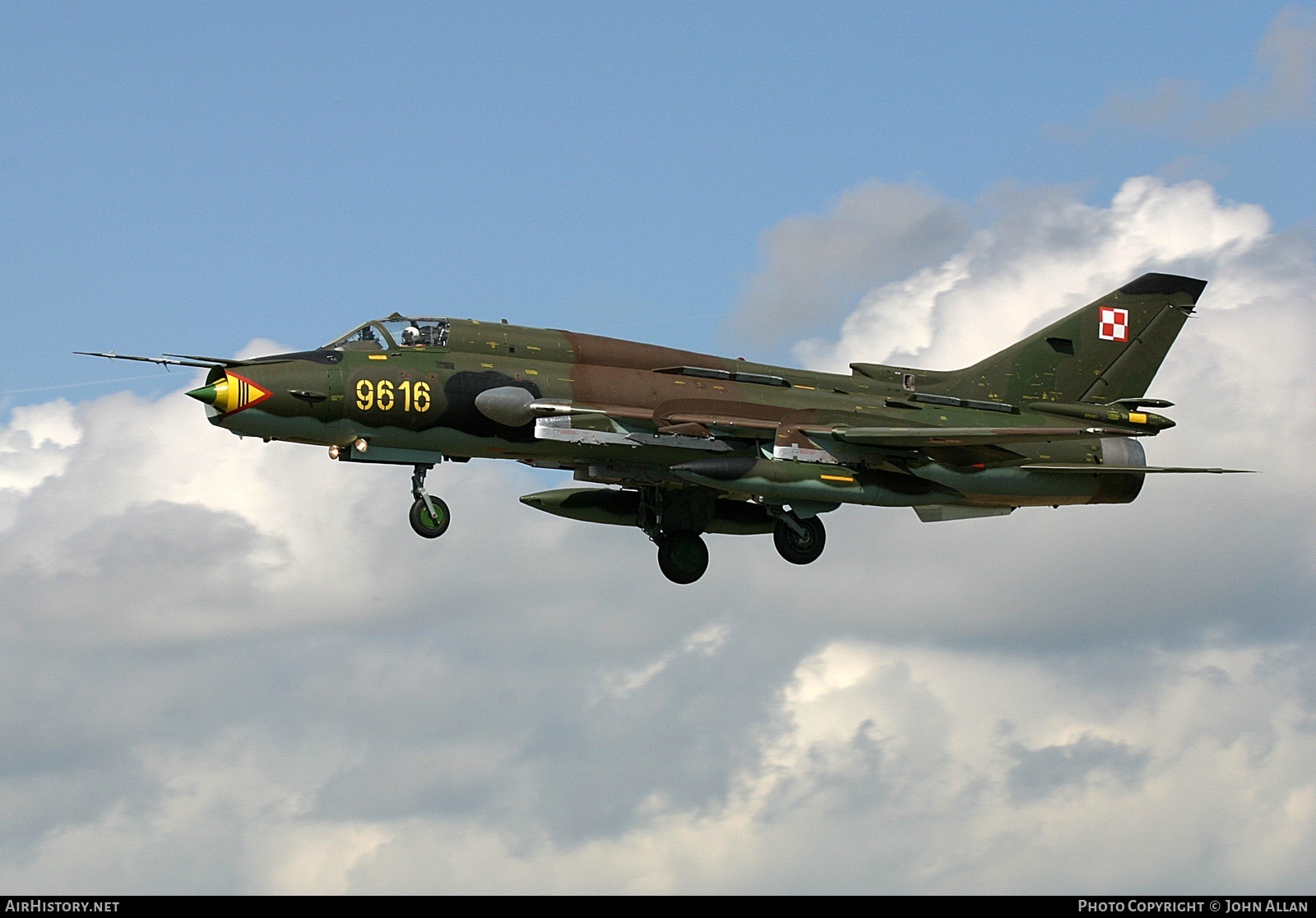Aircraft Photo of 9616 | Sukhoi Su-22M4 | Poland - Air Force | AirHistory.net #82363