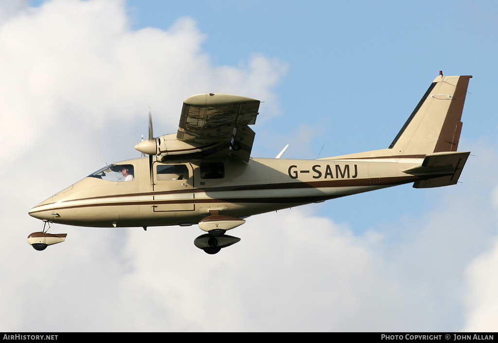 Aircraft Photo of G-SAMJ | Partenavia P-68B Victor | AirHistory.net #82367