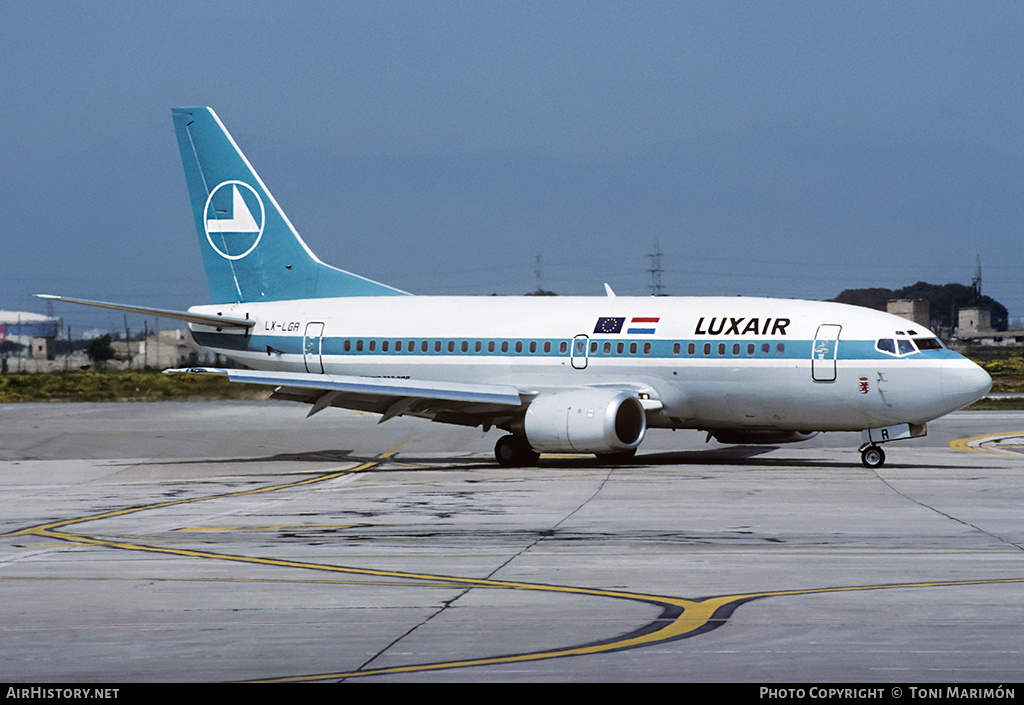 Aircraft Photo of LX-LGR | Boeing 737-528 | Luxair | AirHistory.net #82386