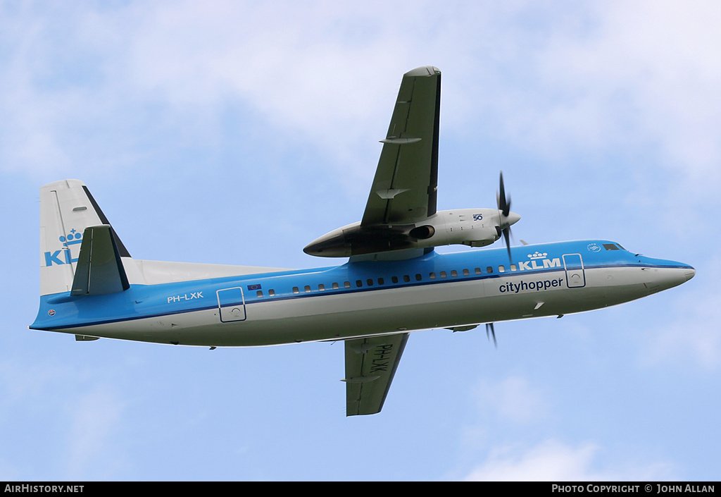 Aircraft Photo of PH-LXK | Fokker 50 | KLM Cityhopper | AirHistory.net #82397