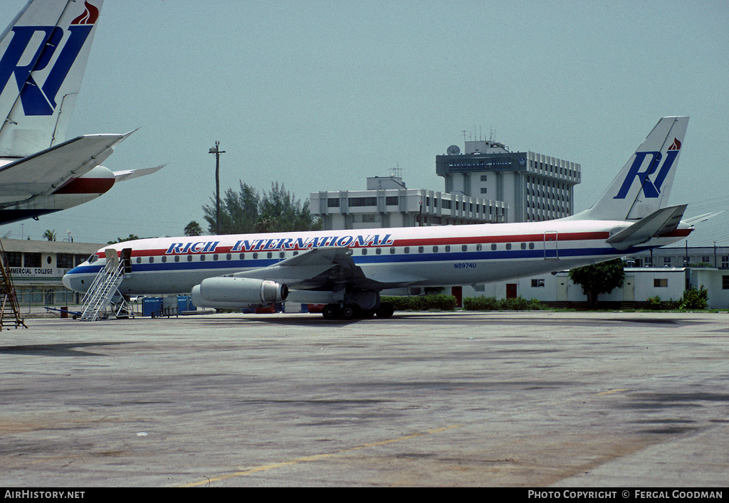 Aircraft Photo of N8974U | McDonnell Douglas DC-8-62H | Rich International Airways | AirHistory.net #82398