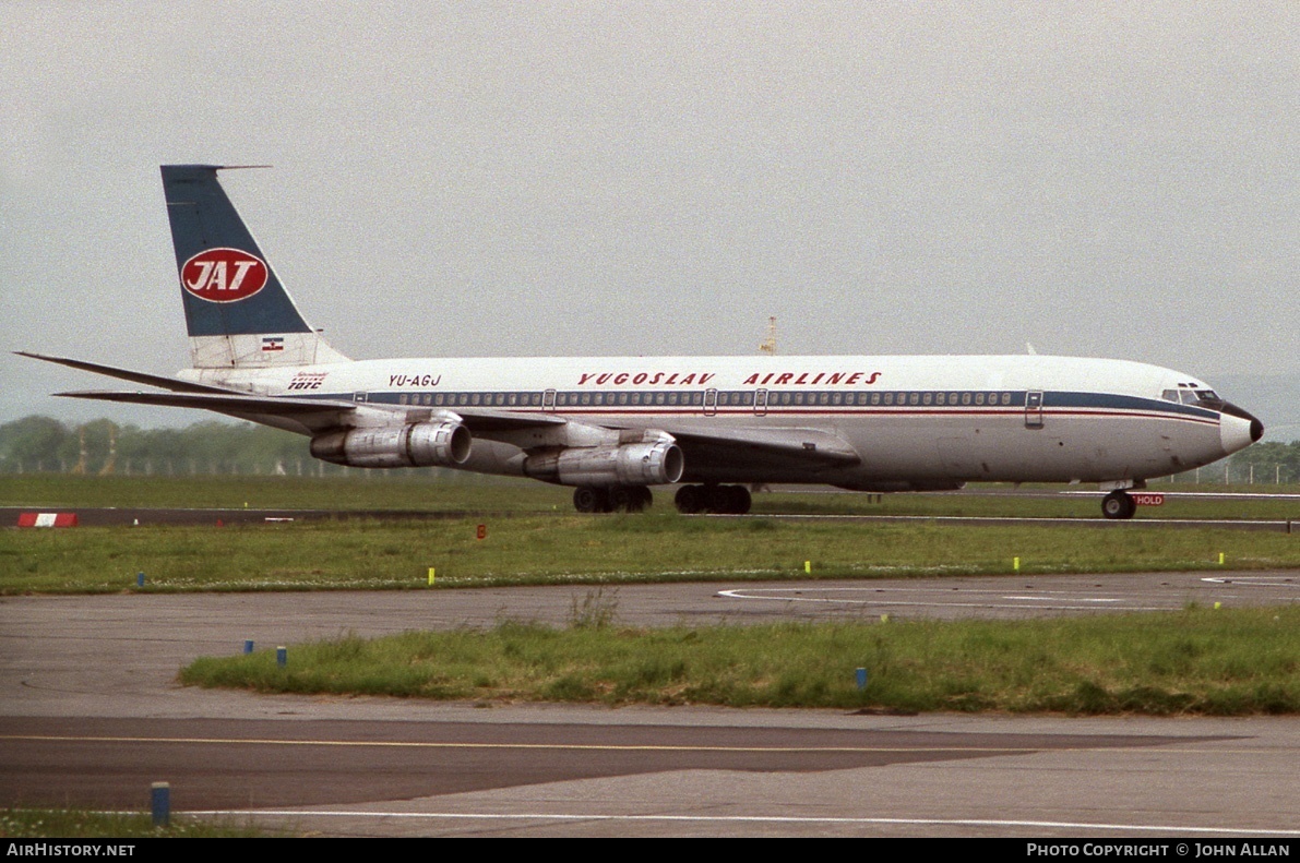 Aircraft Photo of YU-AGJ | Boeing 707-351C | JAT Yugoslav Airlines | AirHistory.net #82410