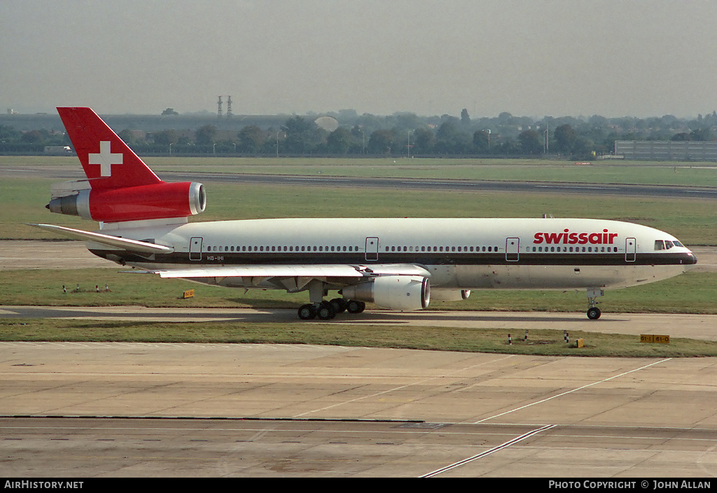 Aircraft Photo of HB-IHI | McDonnell Douglas DC-10-30 | Swissair | AirHistory.net #82419