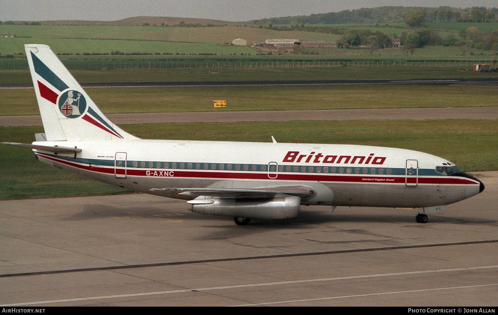 Aircraft Photo of G-AXNC | Boeing 737-204 | Britannia Airways | AirHistory.net #82429