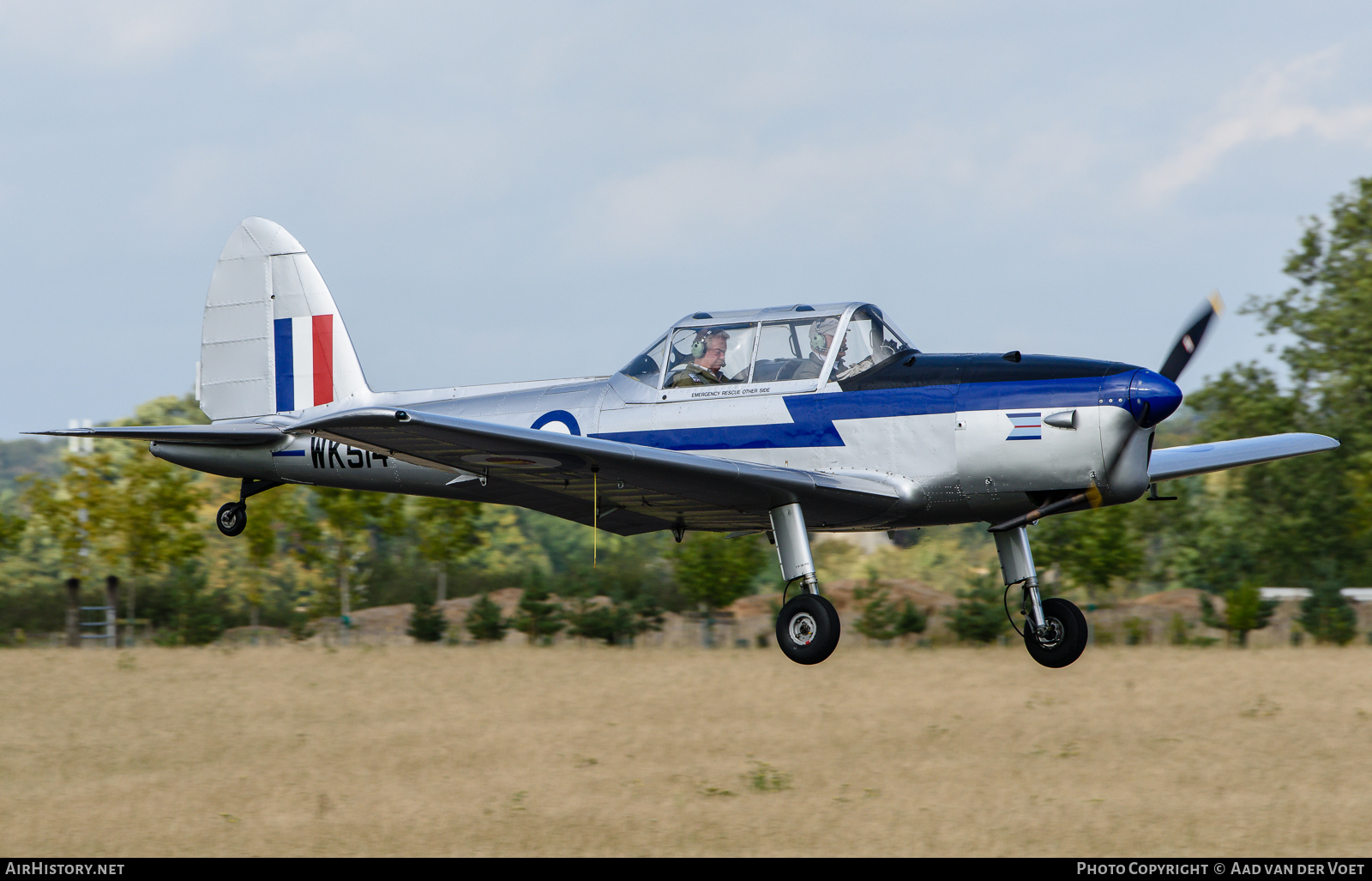 Aircraft Photo of G-BBMO / WK514 | De Havilland DHC-1 Chipmunk Mk22 | UK - Air Force | AirHistory.net #82448