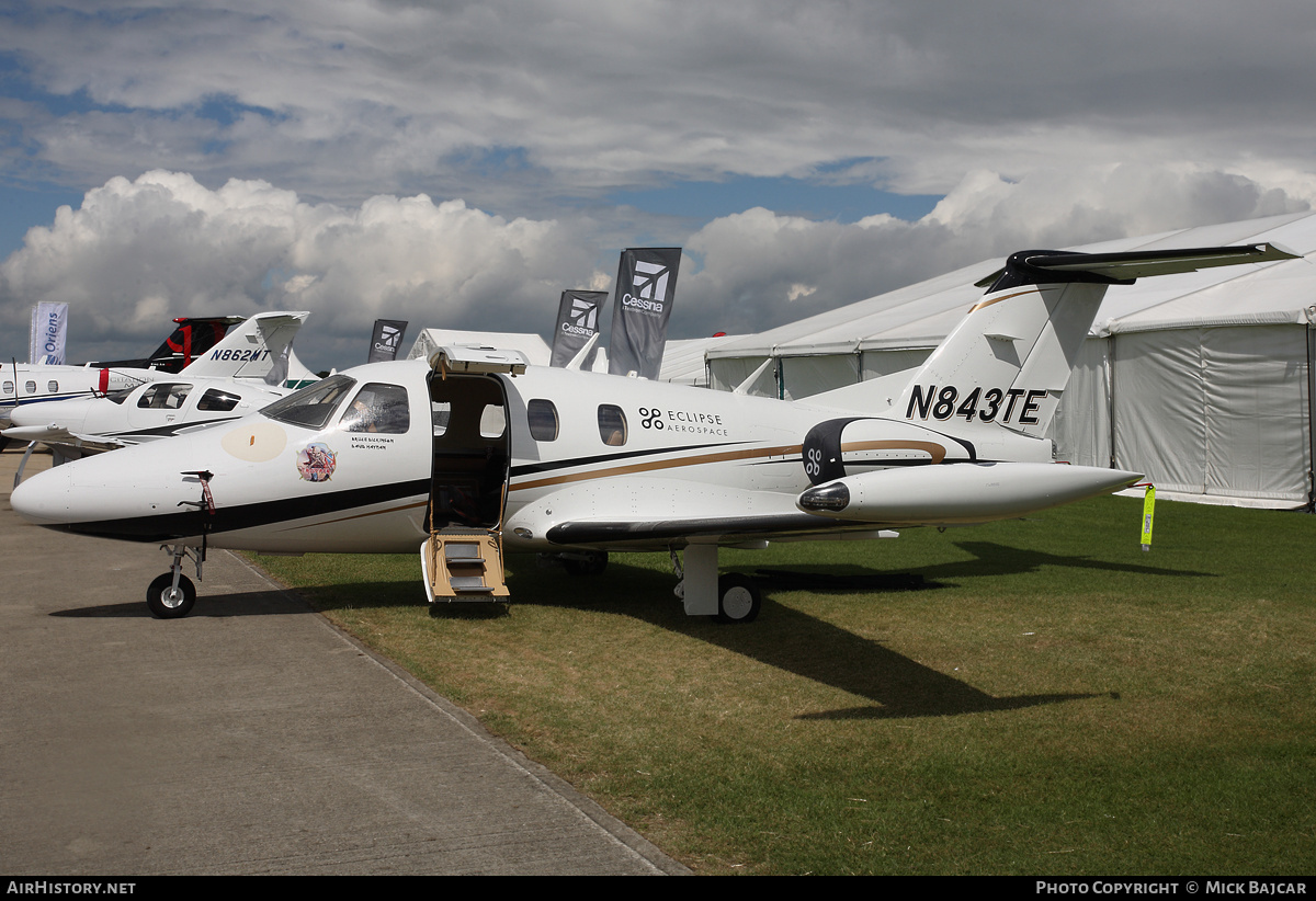 Aircraft Photo of N843TE | Eclipse 500 (EA500) | AirHistory.net #82461