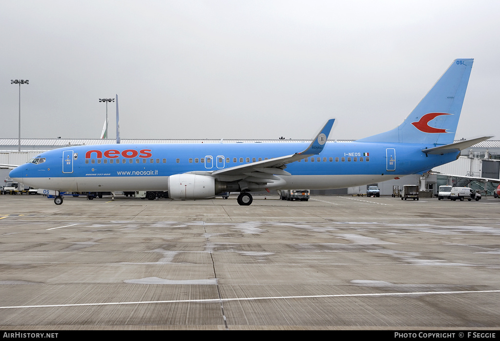 Aircraft Photo of I-NEOS | Boeing 737-86N | Neos | AirHistory.net #82462