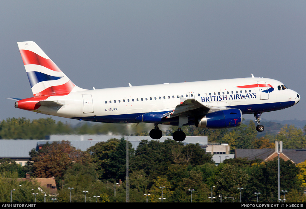 Aircraft Photo of G-EUPX | Airbus A319-131 | British Airways | AirHistory.net #82481