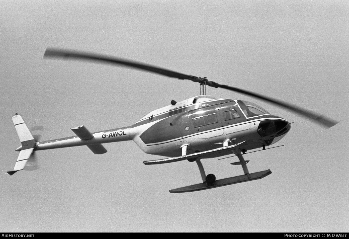Aircraft Photo of G-AWOL | Bell 206B JetRanger II | AirHistory.net #82487