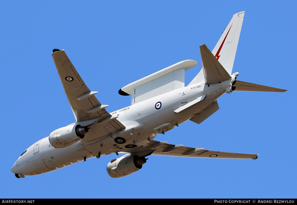 Aircraft Photo of A30-001 | Boeing E-7A Wedgetail | Australia - Air Force | AirHistory.net #82506