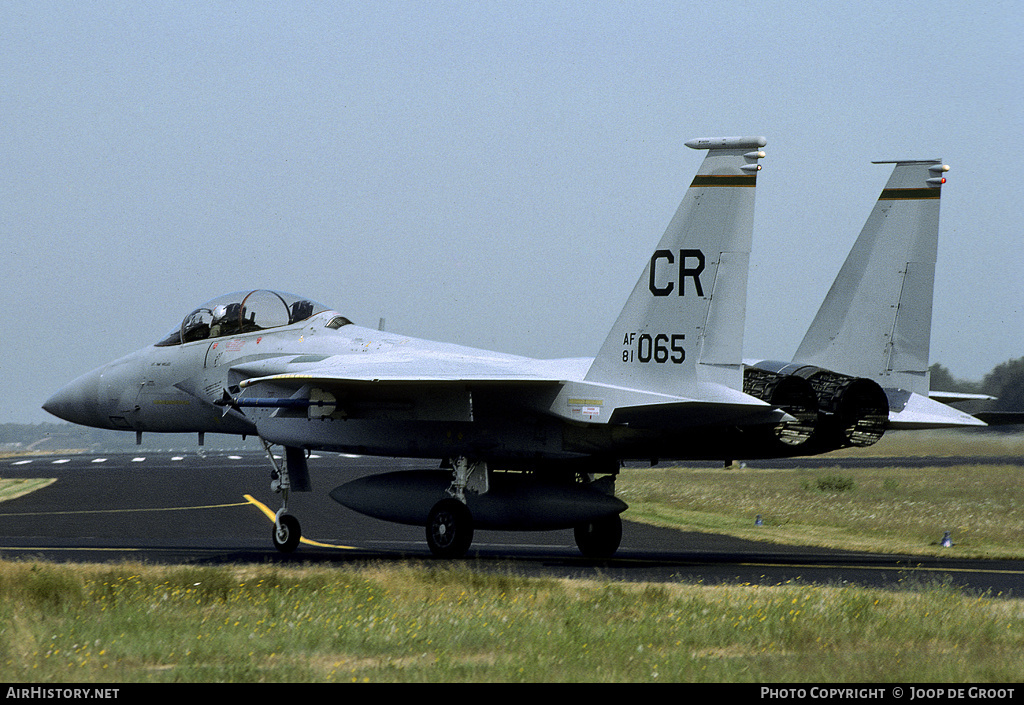 Aircraft Photo of 81-0065 / AF81-065 | McDonnell Douglas F-15D Eagle | USA - Air Force | AirHistory.net #82511