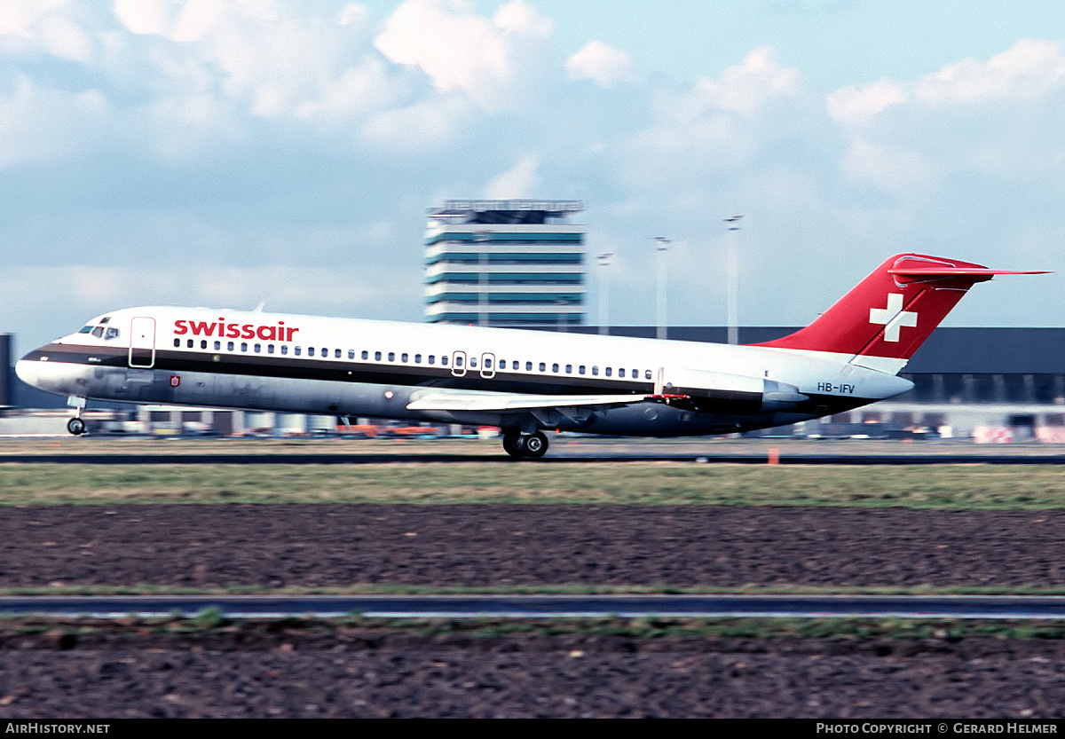 Aircraft Photo of HB-IFV | McDonnell Douglas DC-9-32 | Swissair | AirHistory.net #82514