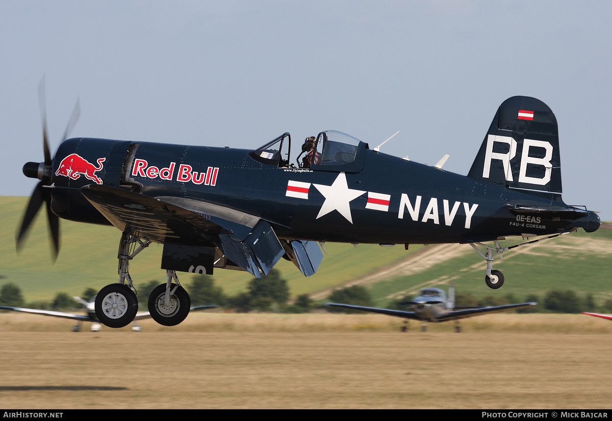 Aircraft Photo of OE-EAS | Vought F4U-4 Corsair | Red Bull | USA - Navy | AirHistory.net #82526