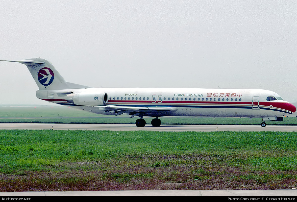 Aircraft Photo of B-2240 | Fokker 100 (F28-0100) | China Eastern Airlines | AirHistory.net #82538