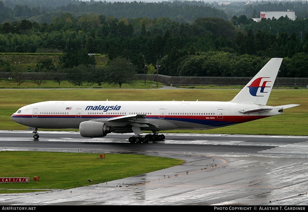 Aircraft Photo of 9M-MRG | Boeing 777-2H6/ER | Malaysia Airlines | AirHistory.net #82563