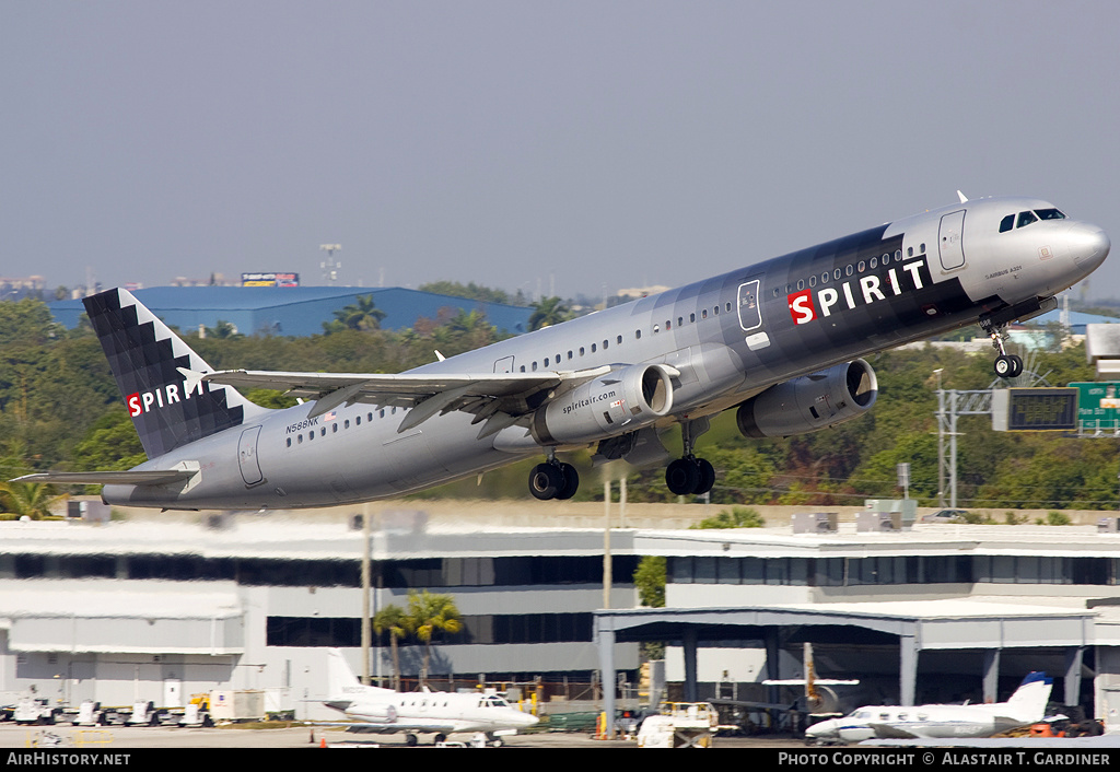 Aircraft Photo of N588NK | Airbus A321-231 | Spirit Airlines | AirHistory.net #82567