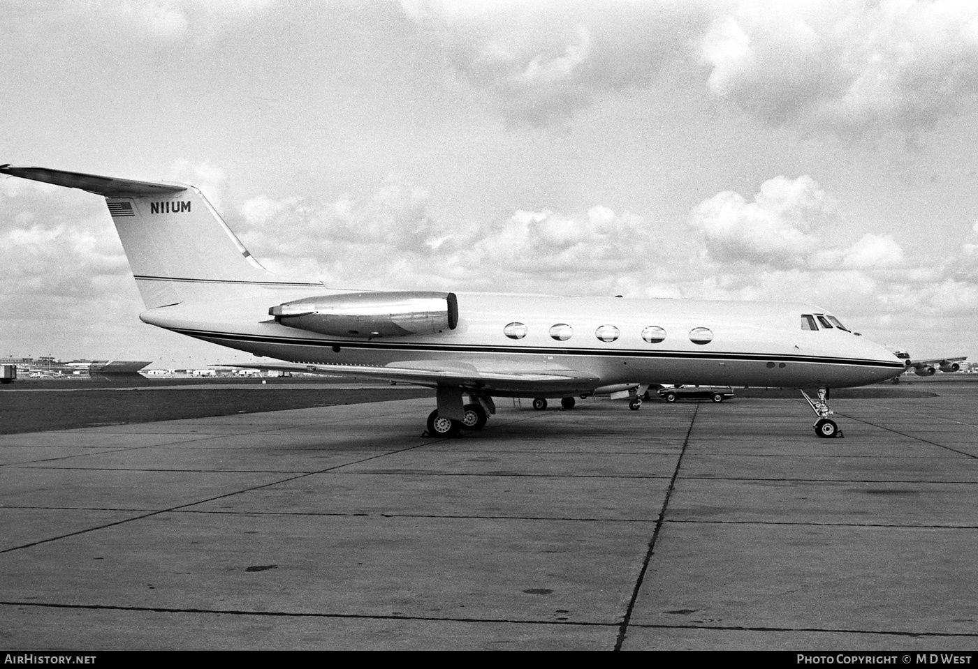 Aircraft Photo of N11UM | Grumman G-1159 Gulfstream II | AirHistory.net #82573