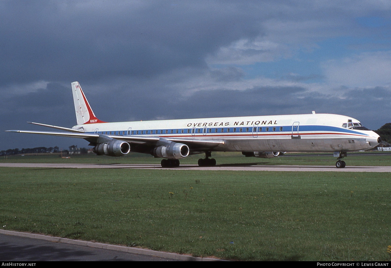 Aircraft Photo of N867F | McDonnell Douglas DC-8-61CF | Overseas National Airways - ONA | AirHistory.net #82586