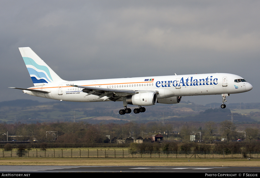Aircraft Photo of CS-TLX | Boeing 757-2G5 | Euro Atlantic Airways | AirHistory.net #82594