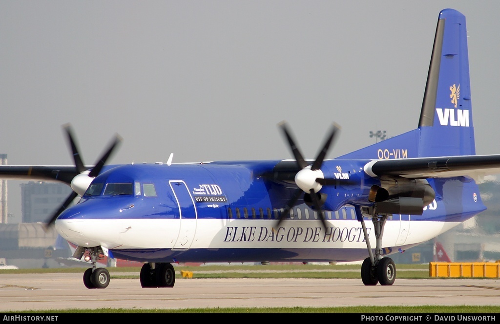 Aircraft Photo of OO-VLM | Fokker 50 | VLM Airlines | AirHistory.net #82596