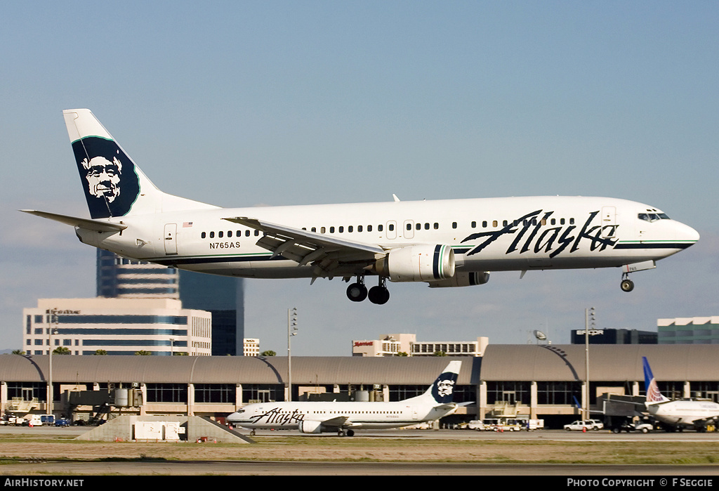 Aircraft Photo of N765AS | Boeing 737-4Q8 | Alaska Airlines | AirHistory.net #82602