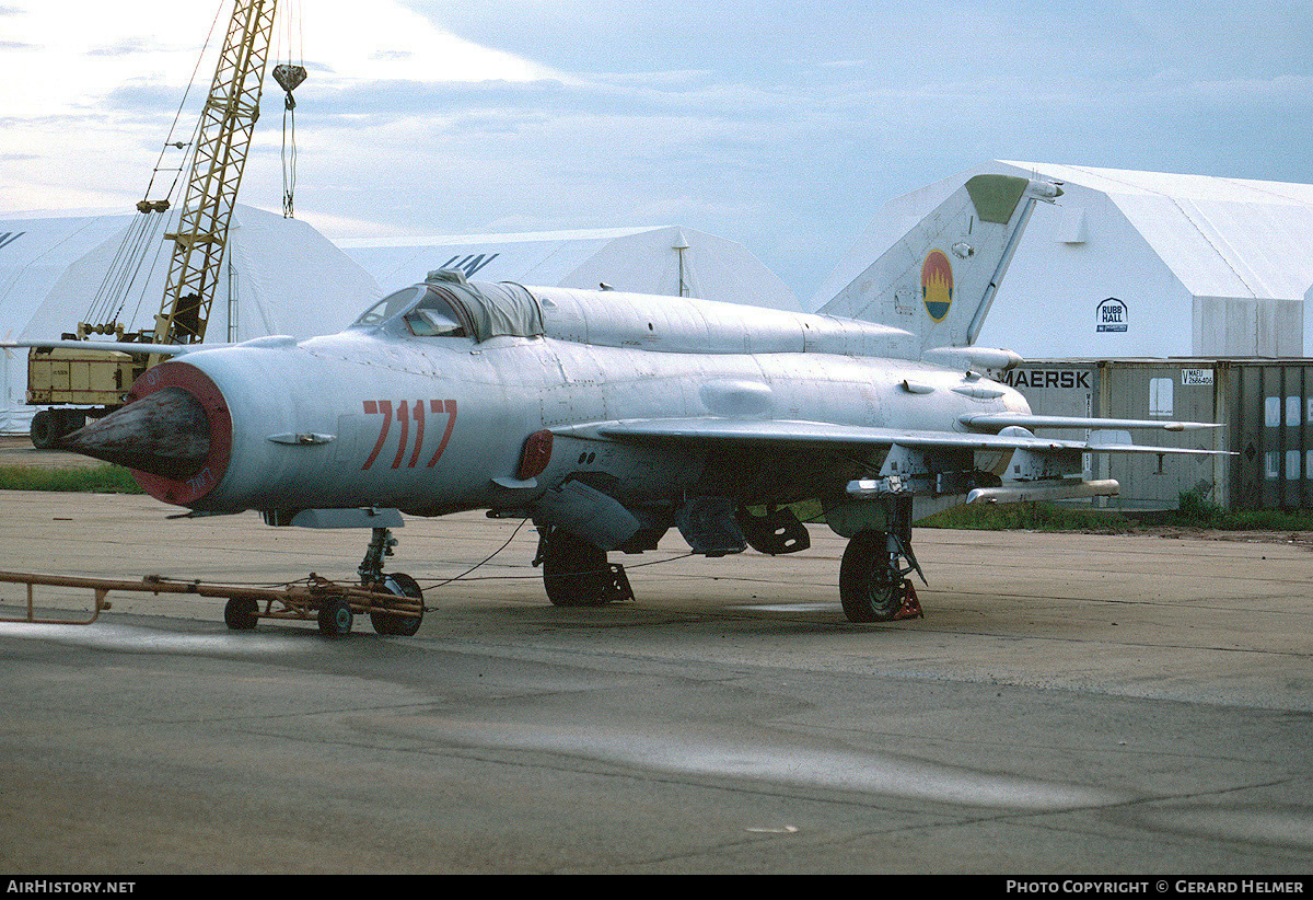 Aircraft Photo of 7117 | Mikoyan-Gurevich MiG-21bis | Cambodia - Air Force | AirHistory.net #82604