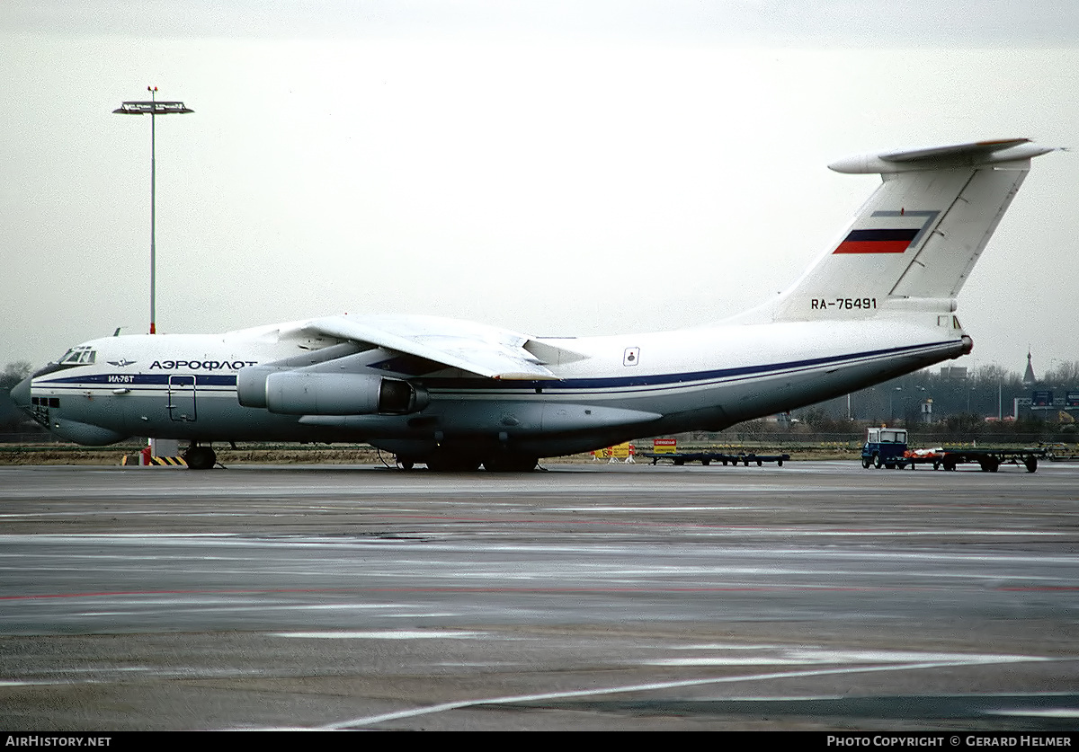 Aircraft Photo of RA-76491 | Ilyushin Il-76T | Aeroflot | AirHistory.net #82617