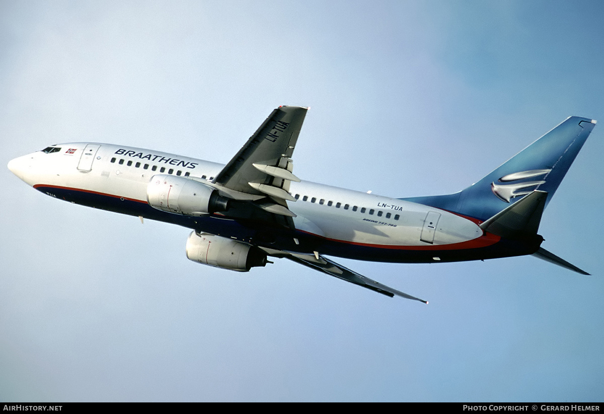 Aircraft Photo of LN-TUA | Boeing 737-705 | Braathens | AirHistory.net #82640