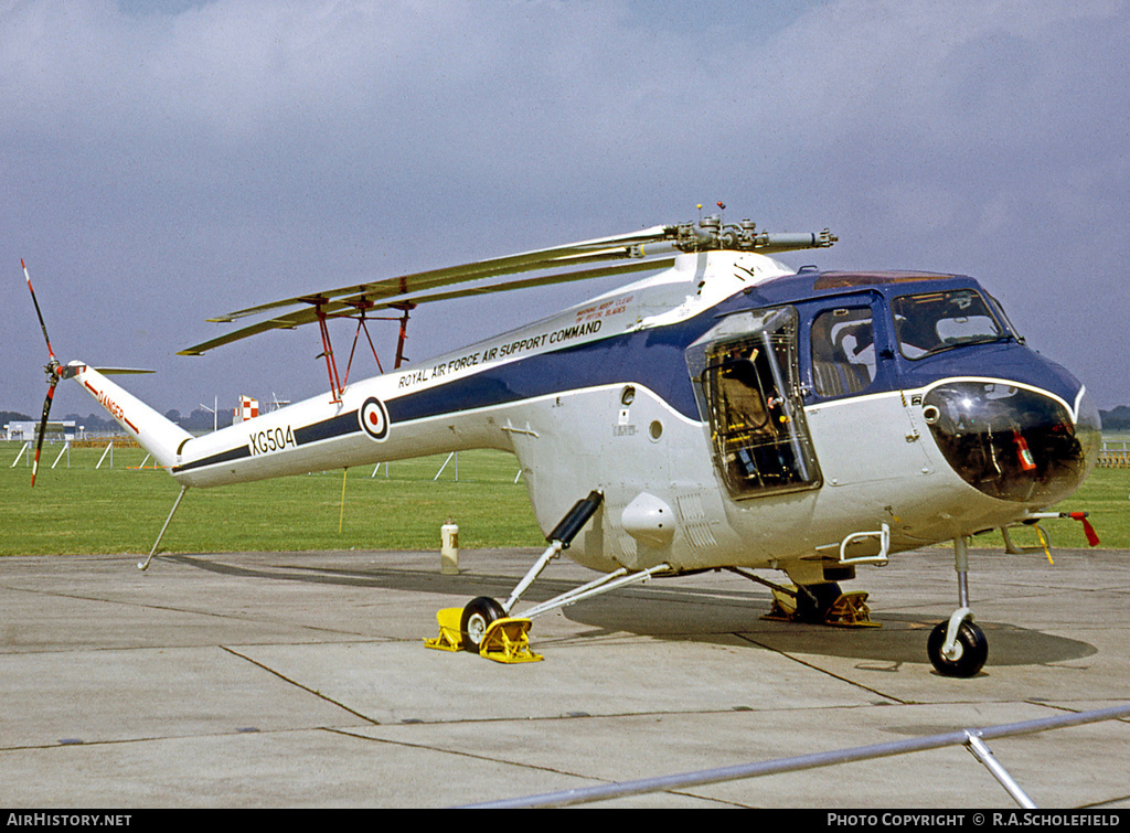 Aircraft Photo of XG504 | Bristol 171 Sycamore HC14 | UK - Air Force | AirHistory.net #82641