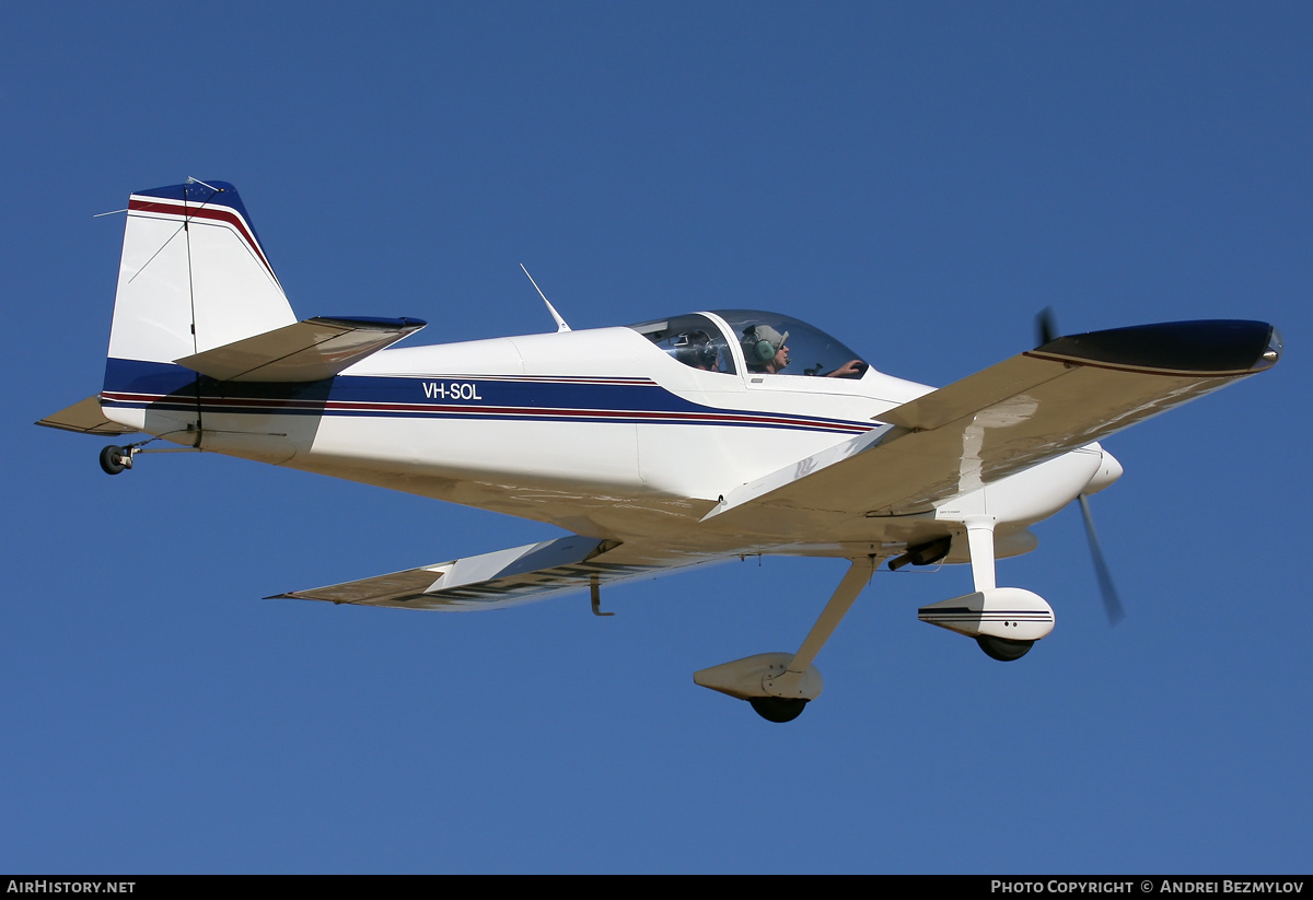 Aircraft Photo of VH-SOL | Van's RV-6 | AirHistory.net #82651