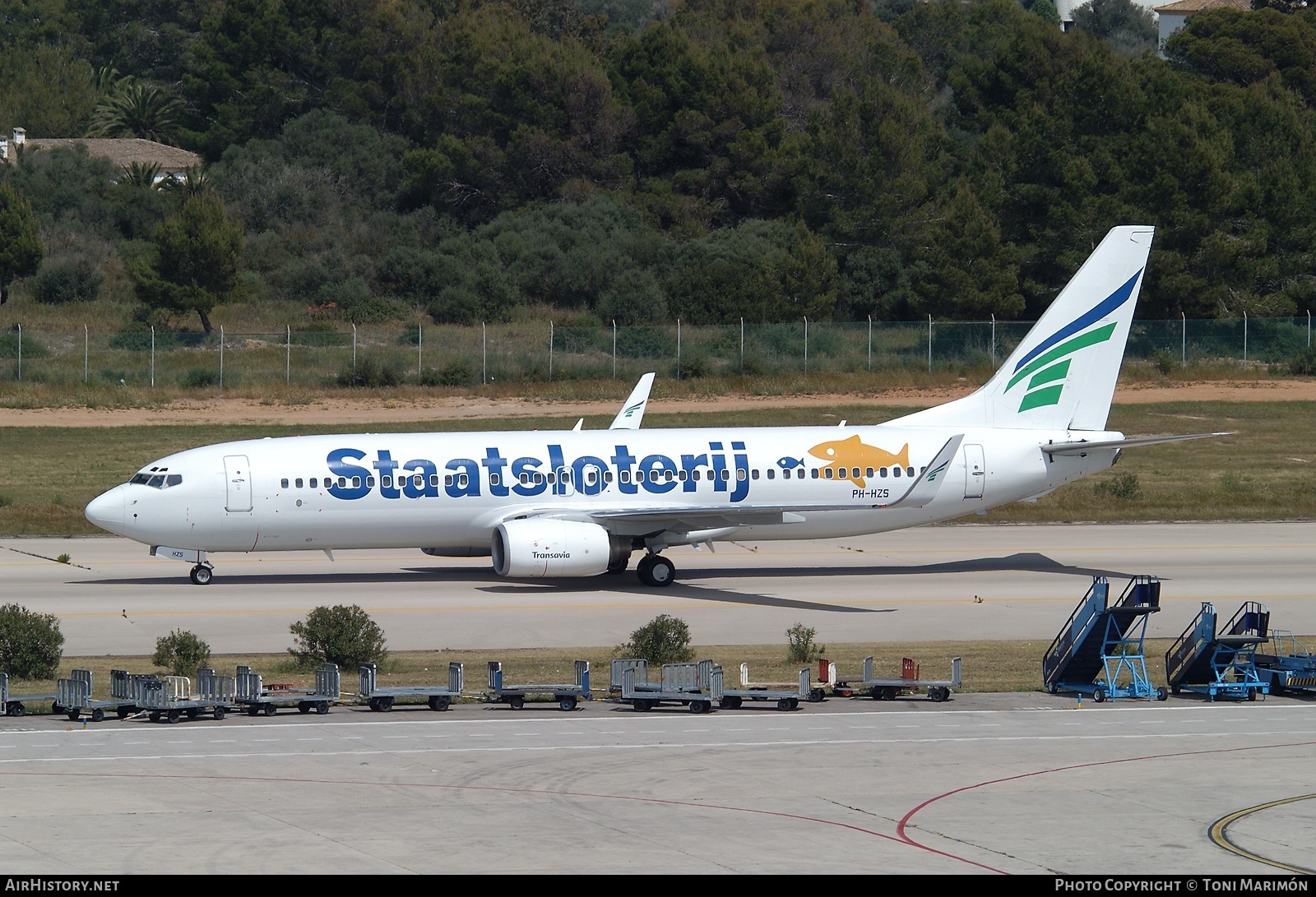 Aircraft Photo of PH-HZS | Boeing 737-8BG | Transavia | AirHistory.net #82653