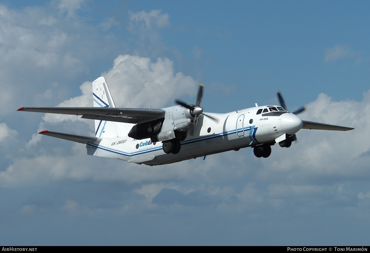 Aircraft Photo of UK-26001 | Antonov An-26B | Avialeasing | AirHistory.net #82655