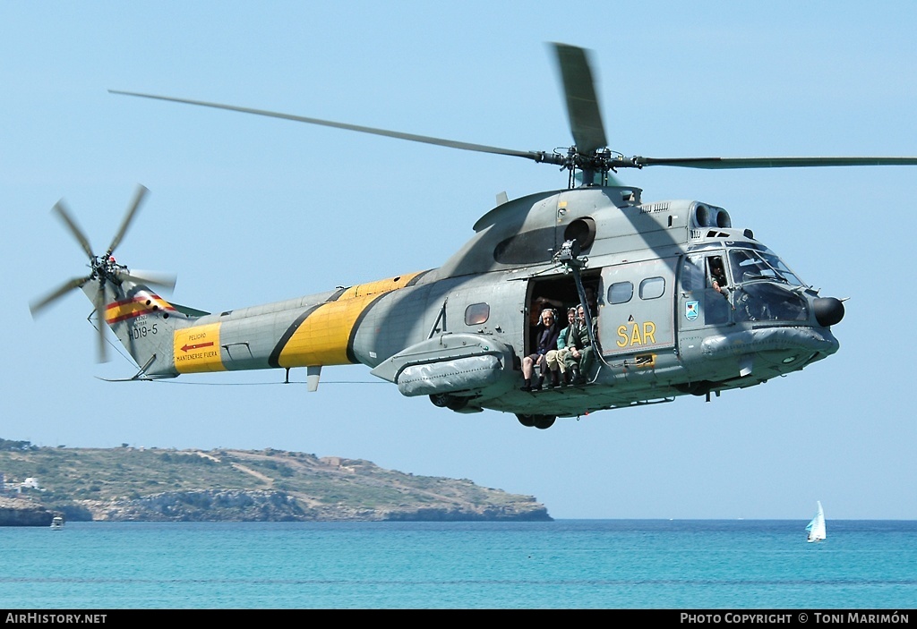 Aircraft Photo of HD19-5 | Aerospatiale SA-330J Puma | Spain - Air Force | AirHistory.net #82656