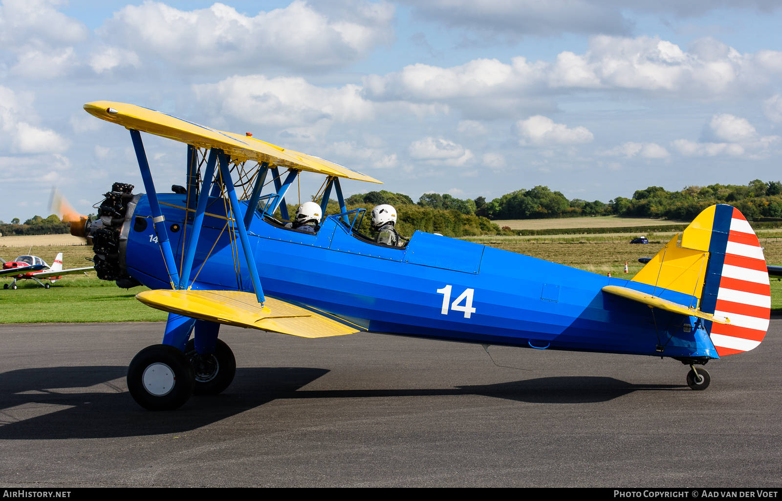 Aircraft Photo of G-ISDN / 14 | Boeing PT-17 Kaydet (A75N1) | USA - Air Force | AirHistory.net #82659