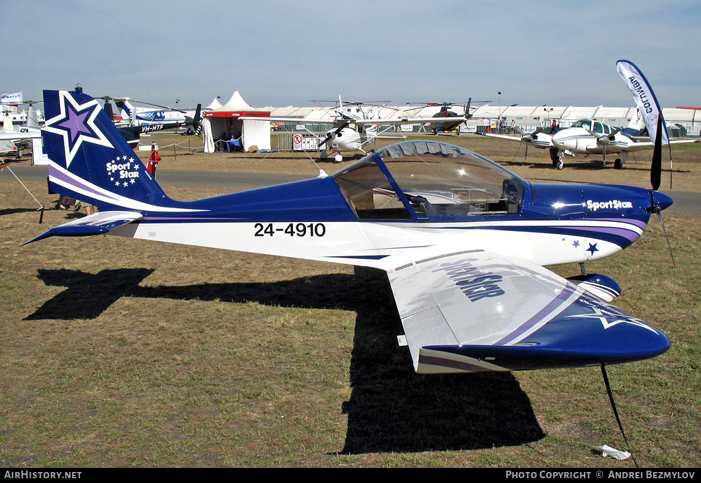 Aircraft Photo of 24-4910 | Evektor-Aerotechnik SportStar | AirHistory.net #82694