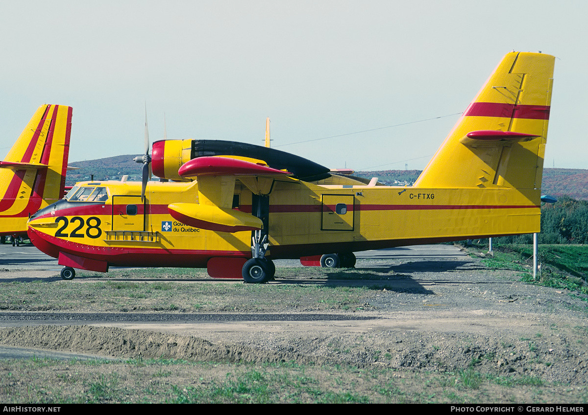 Aircraft Photo of C-FTXG | Canadair CL-215-I (CL-215-1A10) | Gouvernement du Québec | AirHistory.net #82701