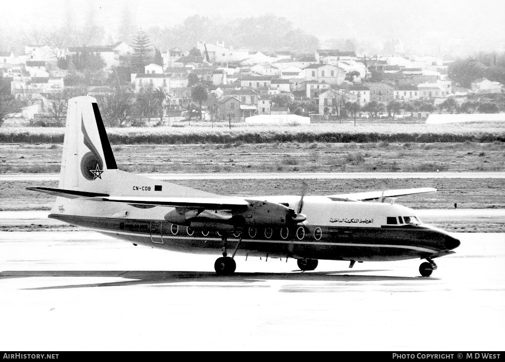 Aircraft Photo of CN-CDB | Fokker F27-600 Friendship | Royal Air Inter | AirHistory.net #82711