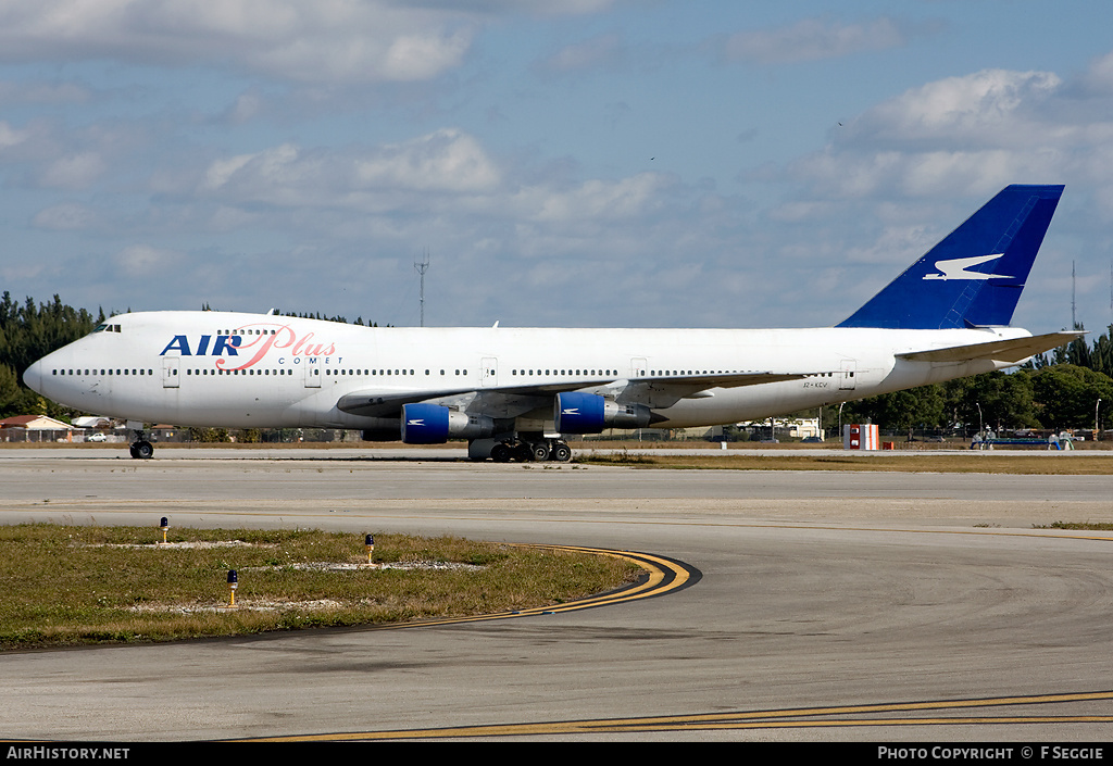 Aircraft Photo of J2-KCV | Boeing 747-212B | Air Plus Comet | AirHistory.net #82716
