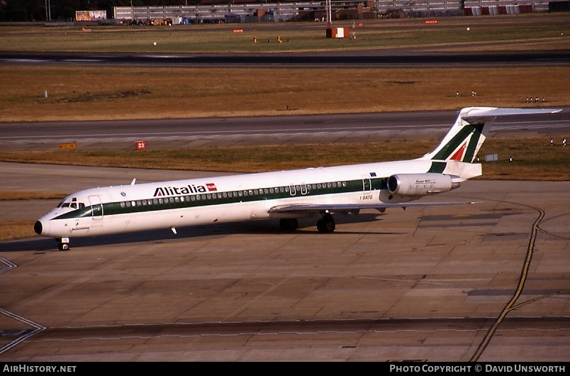Aircraft Photo of I-DATG | McDonnell Douglas MD-82 (DC-9-82) | Alitalia | AirHistory.net #82772