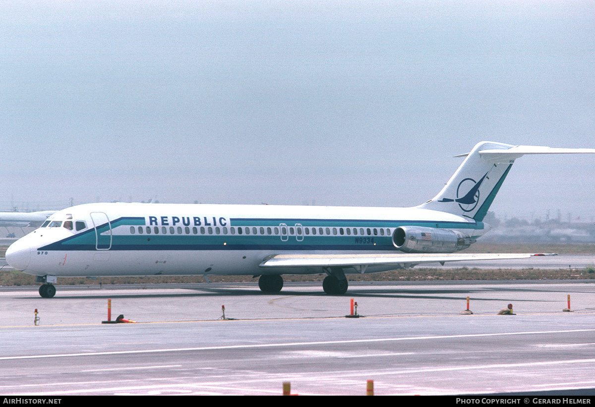 Aircraft Photo of N9334 | McDonnell Douglas DC-9-31 | Republic Airlines | AirHistory.net #82782