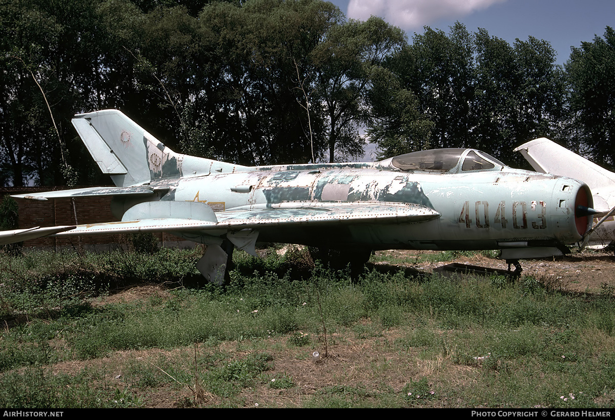 Aircraft Photo of 40403 | Shenyang J-6 II | China - Air Force | AirHistory.net #82802