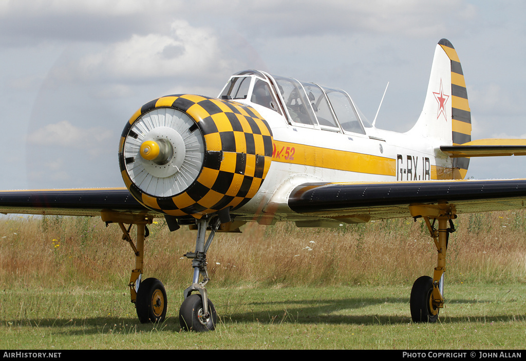 Aircraft Photo of G-BXJB | Yakovlev Yak-52 | Soviet Union - Air Force | AirHistory.net #82853