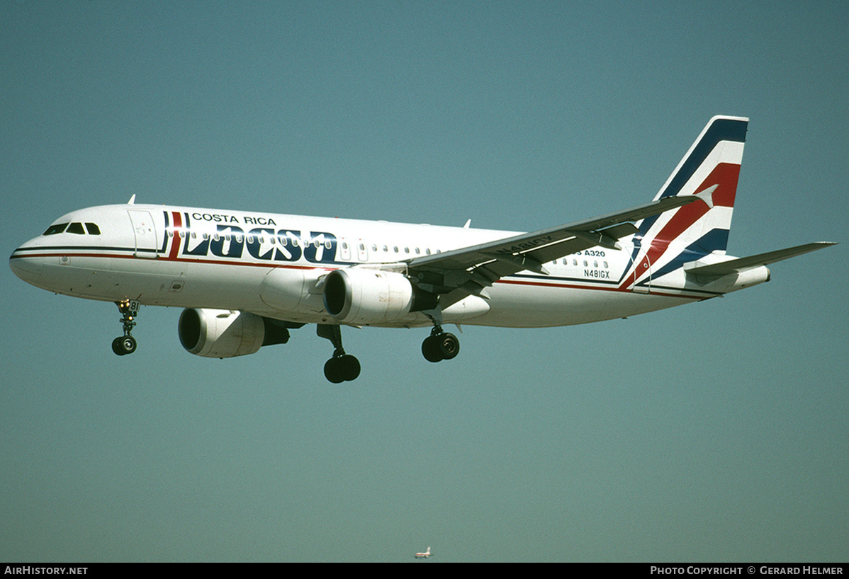 Aircraft Photo of N481GX | Airbus A320-212 | LACSA - Líneas Aéreas de Costa Rica | AirHistory.net #82886