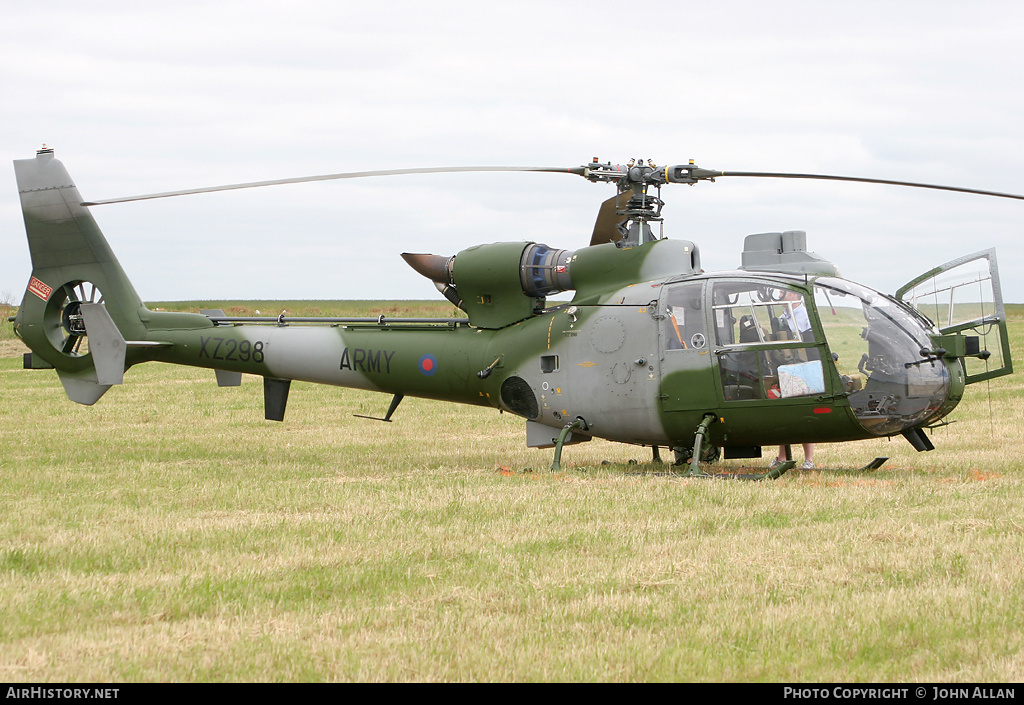 Aircraft Photo of XZ298 | Aerospatiale SA-341B Gazelle AH1 | UK - Army | AirHistory.net #82893