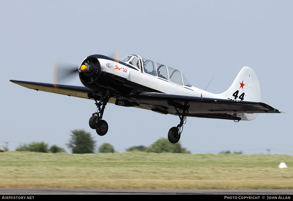 Aircraft Photo of G-BXAK | Yakovlev Yak-52 | AirHistory.net #82895