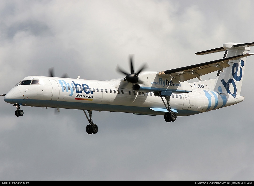 Aircraft Photo of G-JECF | Bombardier DHC-8-402 Dash 8 | Flybe - British European | AirHistory.net #82928