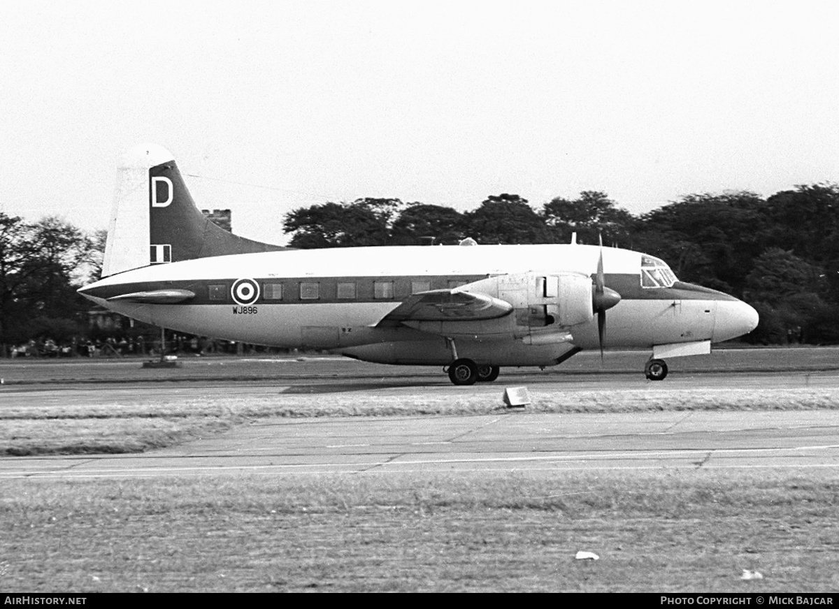 Aircraft Photo of WJ896 | Vickers 668 Varsity T.1 | UK - Air Force | AirHistory.net #82953