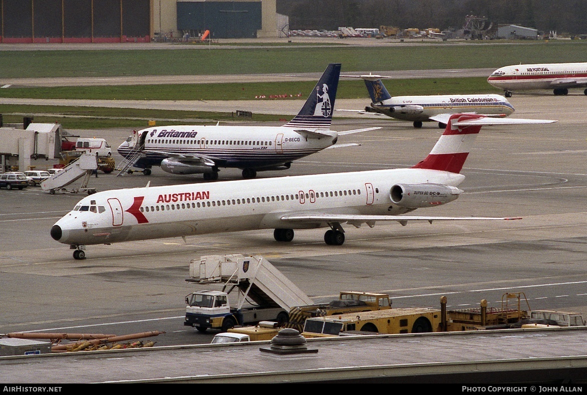Aircraft Photo of OE-LMC | McDonnell Douglas MD-81 (DC-9-81) | Austrian Airlines | AirHistory.net #82961