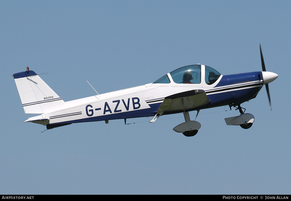 Aircraft Photo of G-AZVB | Bolkow BO-209 Monsun | AirHistory.net #82963