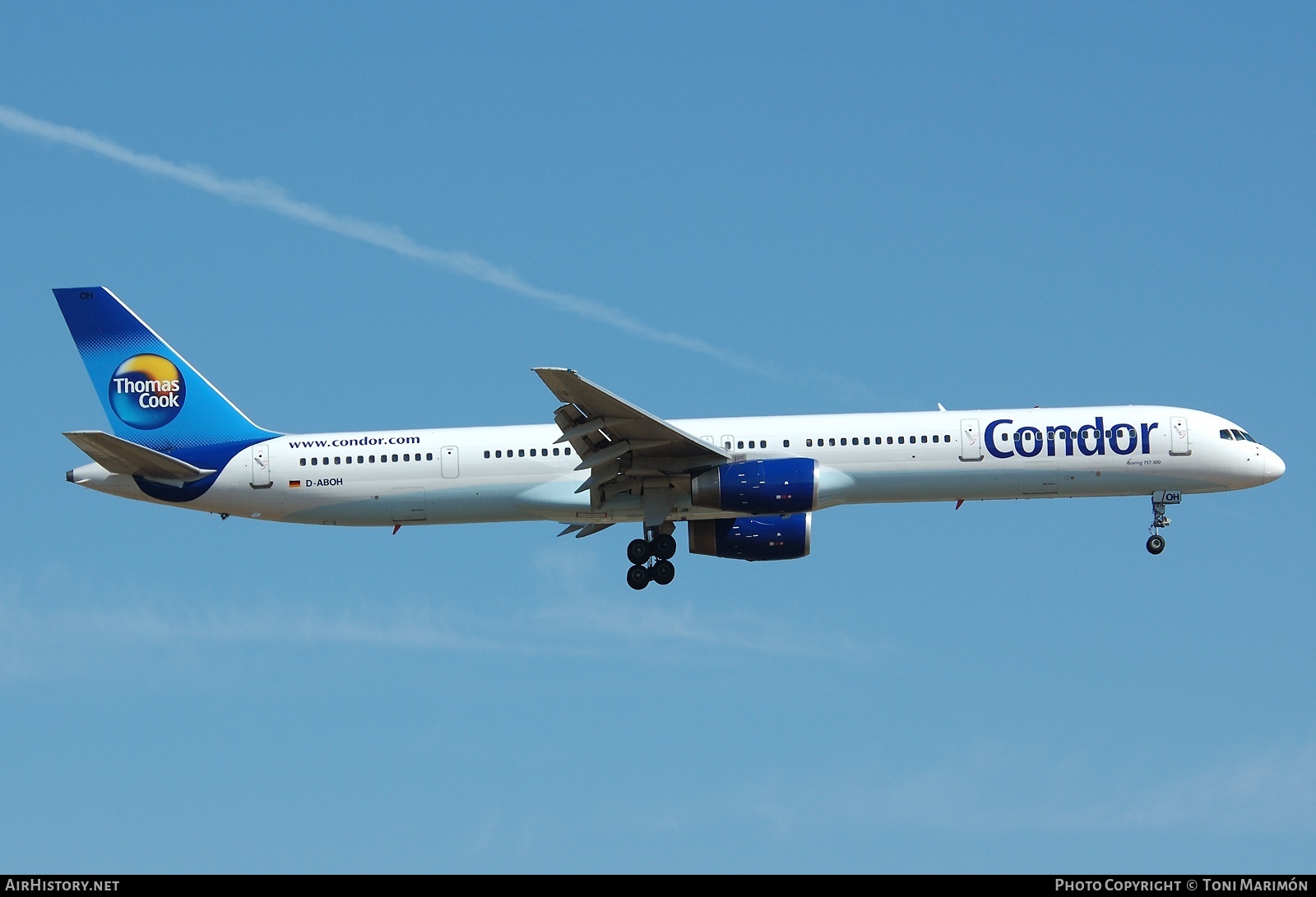 Aircraft Photo of D-ABOH | Boeing 757-330 | Condor Flugdienst | AirHistory.net #82976